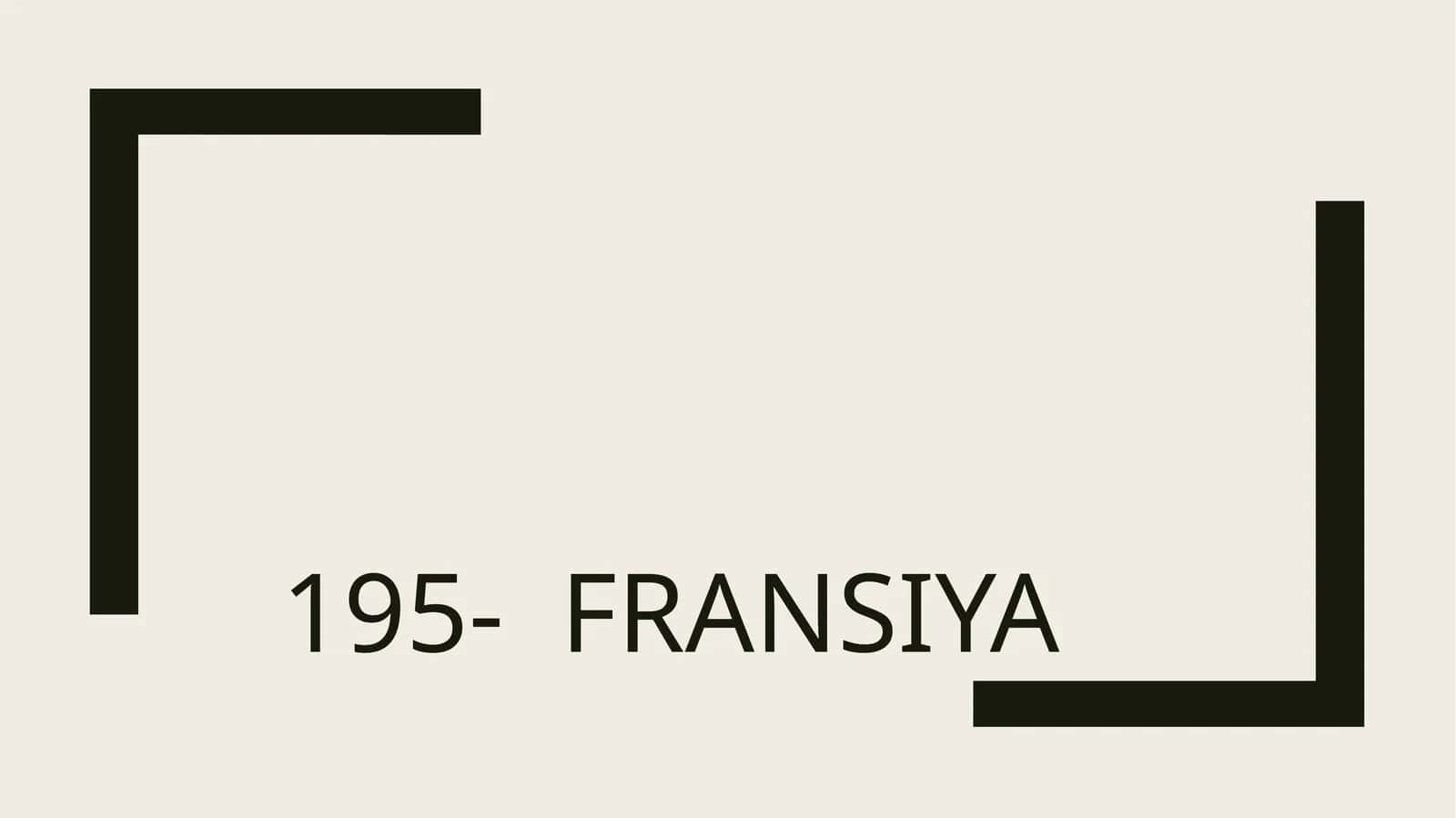 Fransiya Davlati 1