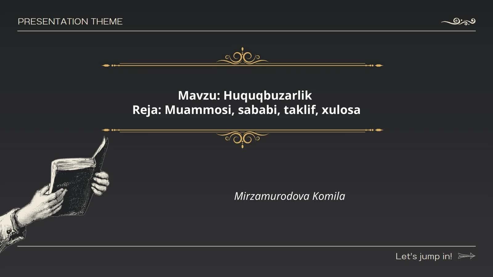 Huquqbuzarlik 1