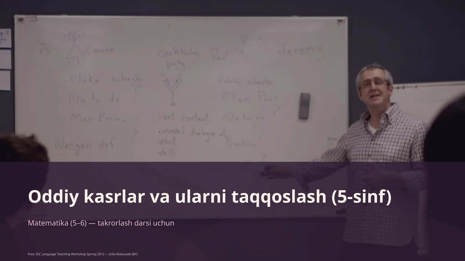 Oddiy kasrlar va ularni taqqoslash (5-sinf) 1