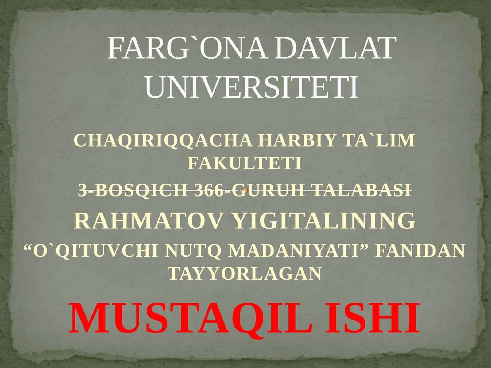 Rasmiy-idoraviy uslubdagi nutq xususiyatlari 1