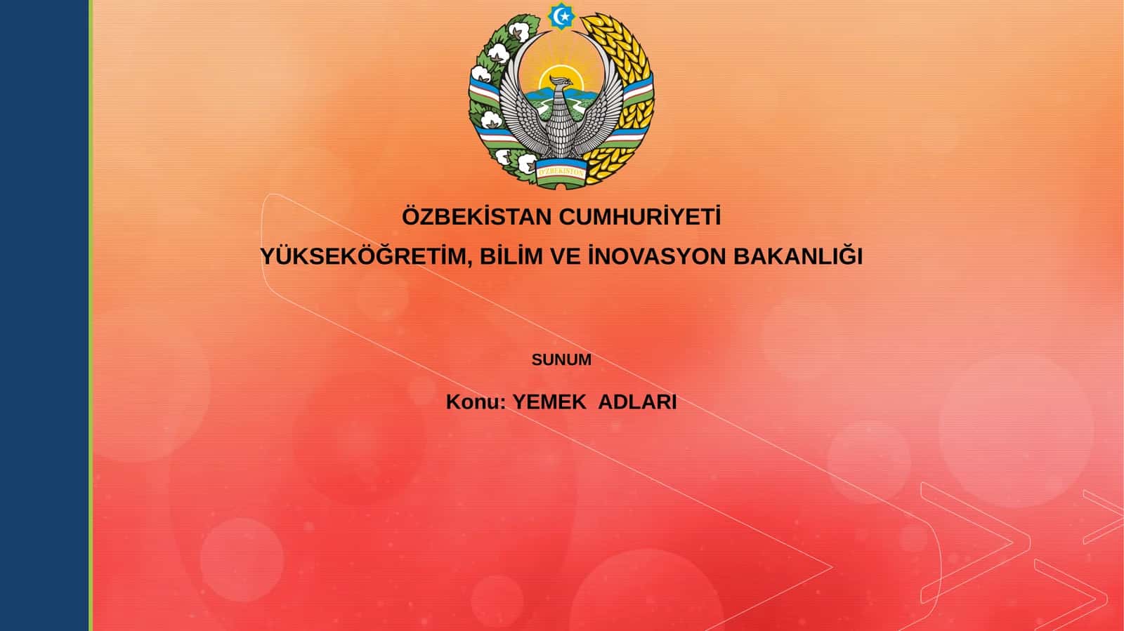 Yemek Adları 1