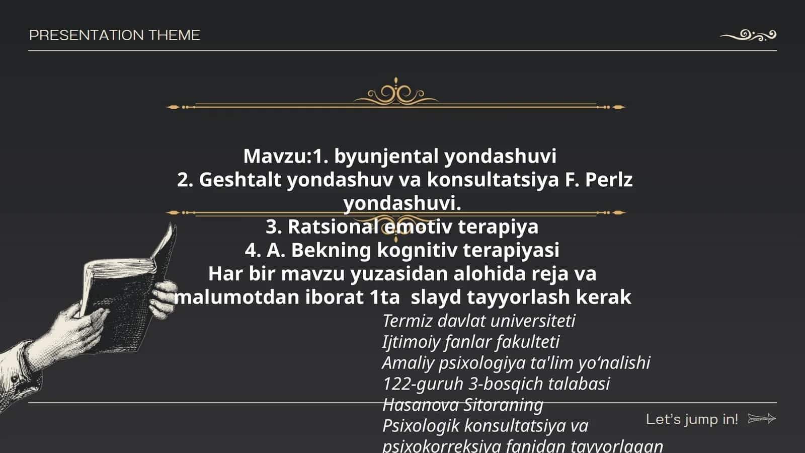 Psixologik konsultatsiya va psixokorreksiya ta'limi 1