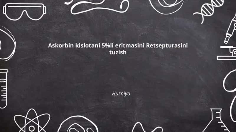 5% askorbin kislotali eritma 1