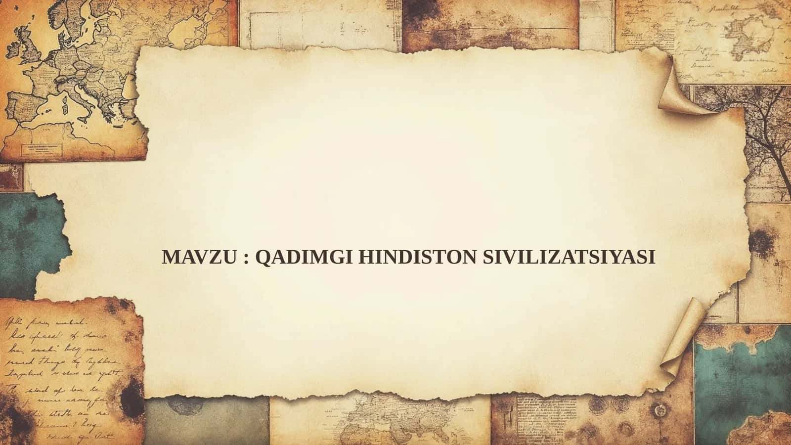 QADIMGI HINDISTON SIVILIZATSIYASI 1