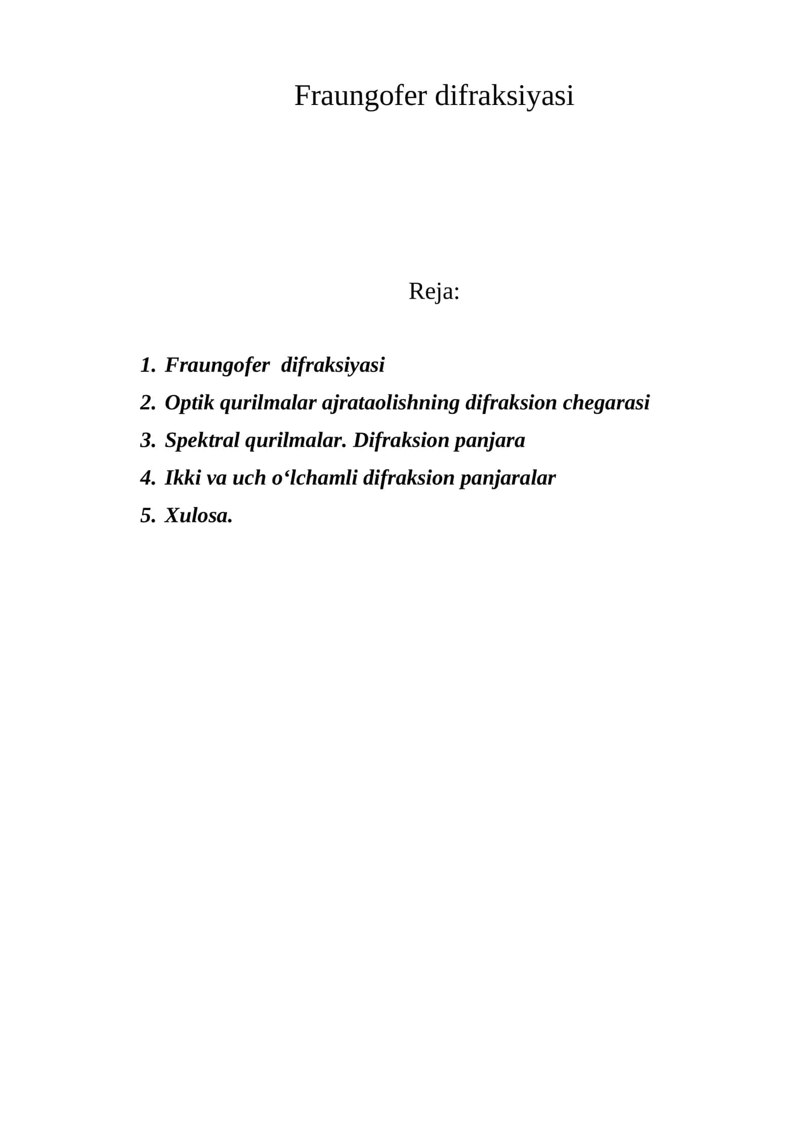 Fraungofer difraksiyasi 1