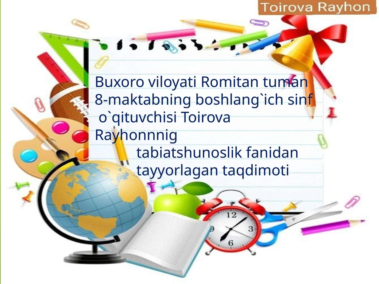 O`simliklar va hayvonot olami 1