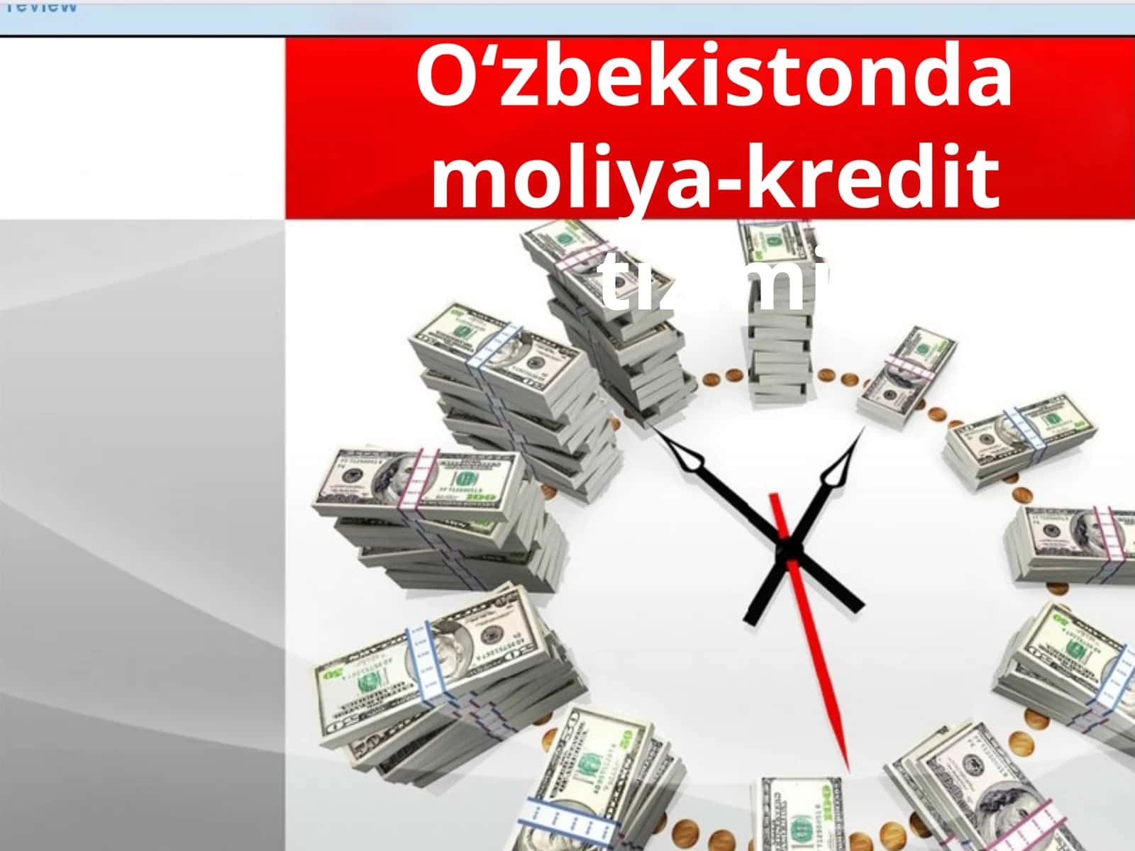 O‘zbekistonda moliya-kredit tizimi 1