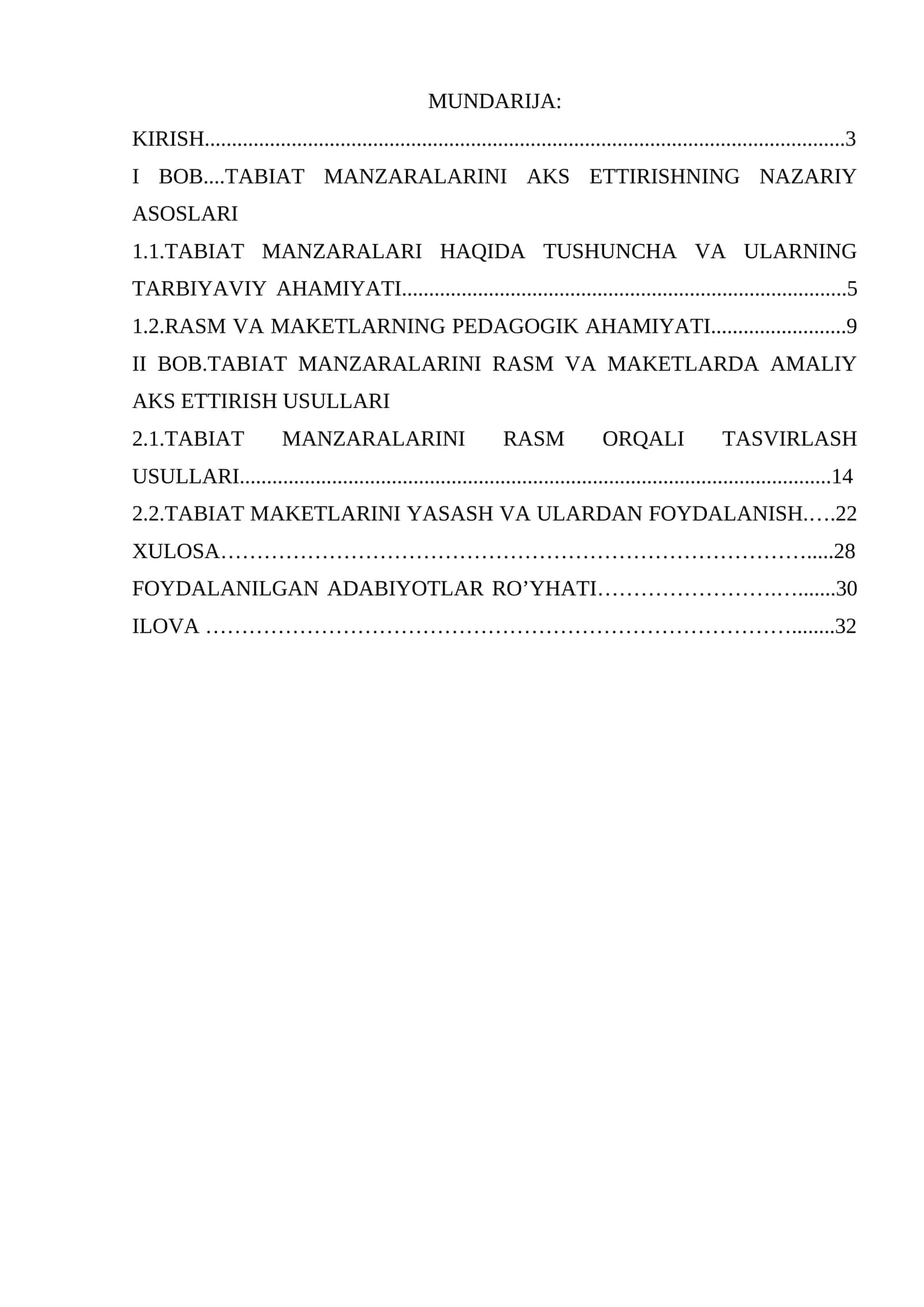 TABIAT MANZARALARINI AKS ETTIRISHNING NAZARIY ASOSLARI 1