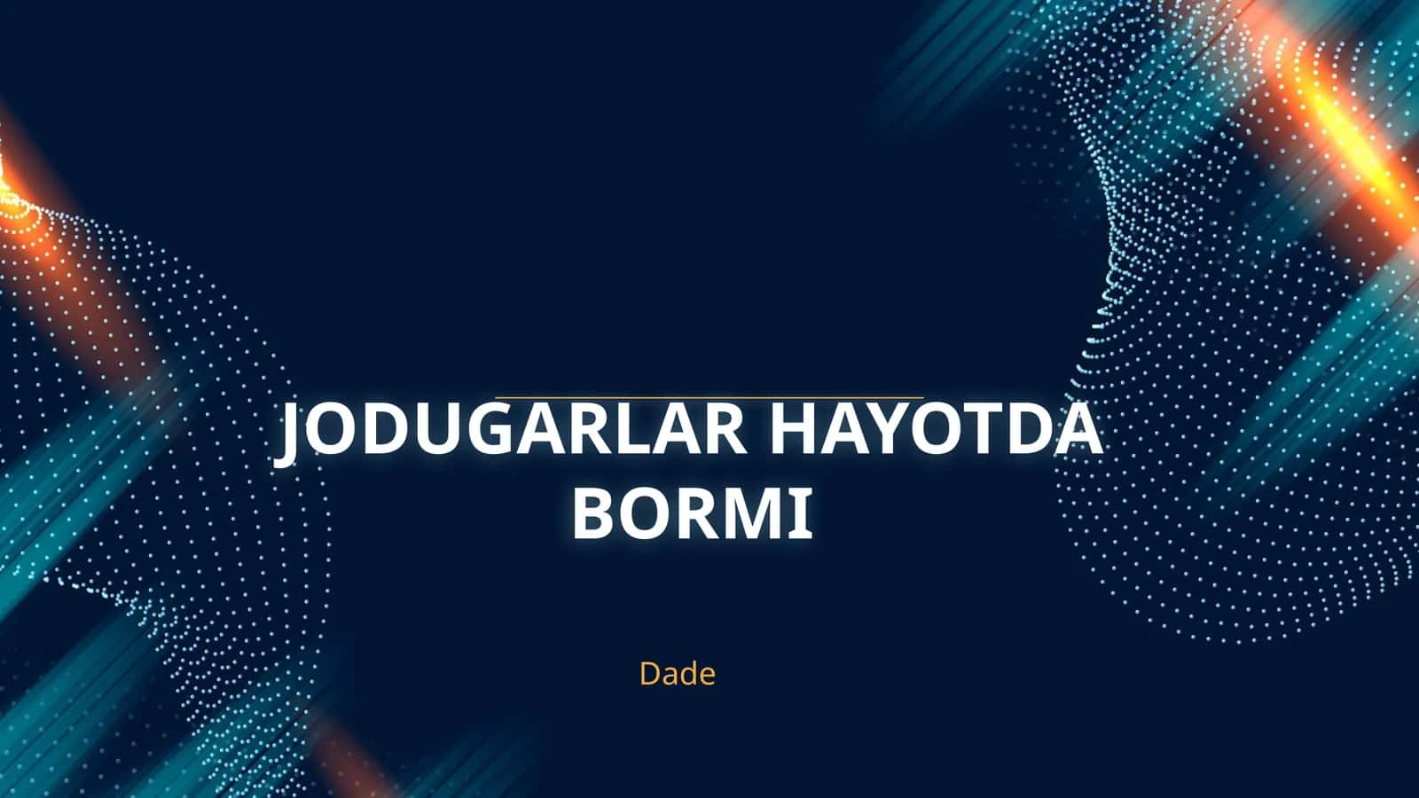 Jodugarlar Hayotda Bormi 1