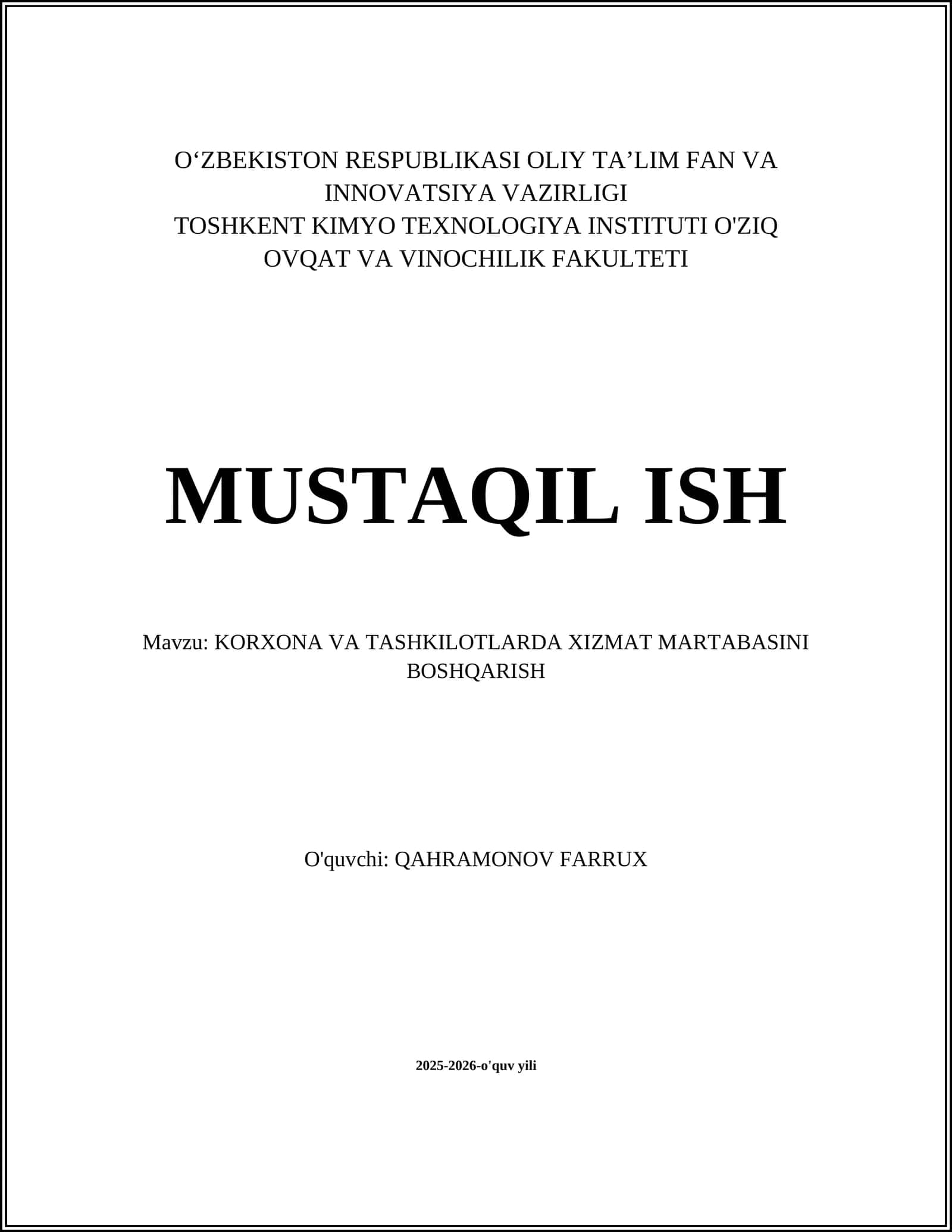 Xizmat martabasini boshqarish asosiy tamoyillari 1