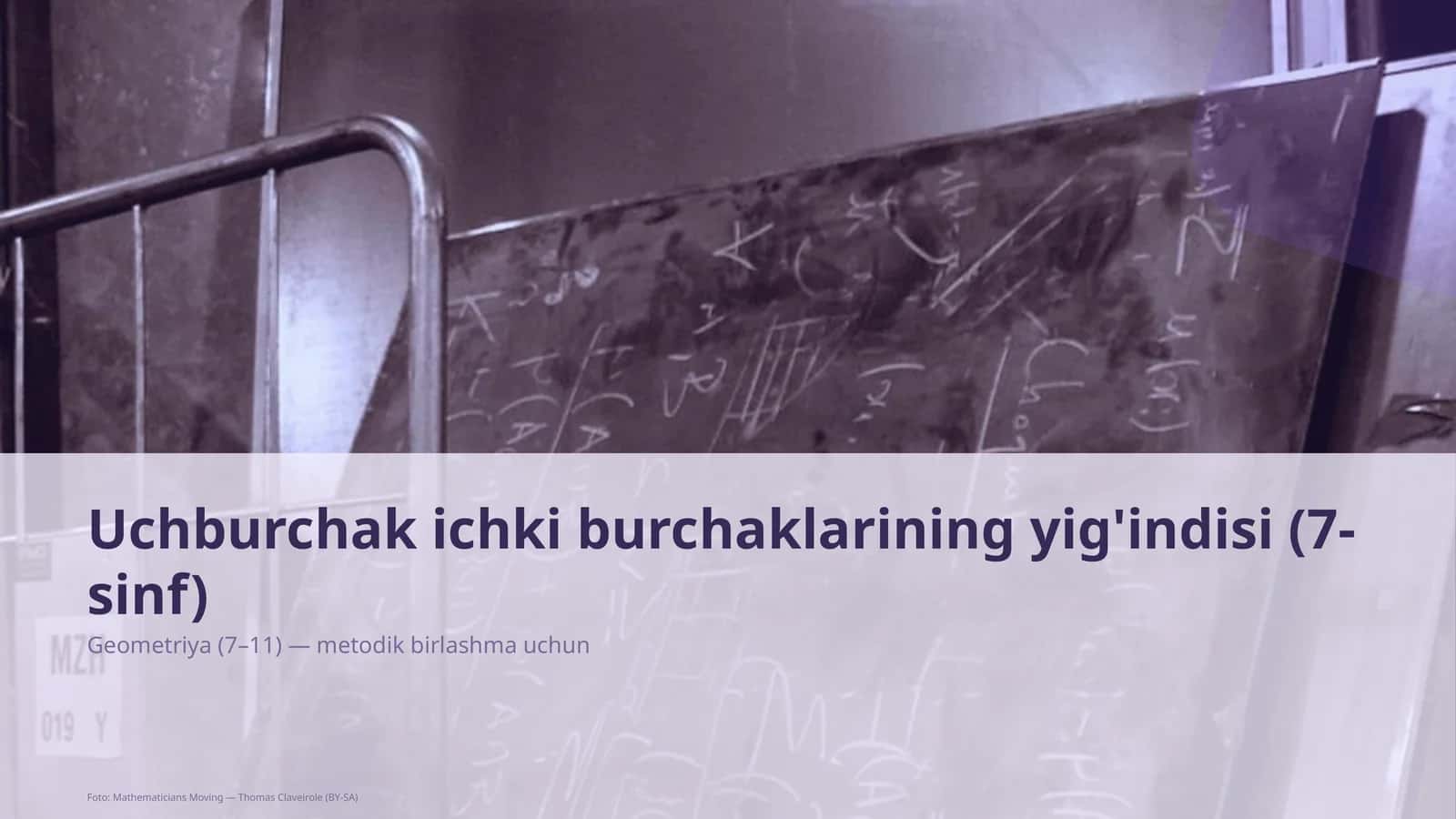 Uchburchak ichki burchaklarining yig'indisi (7-sinf) 1