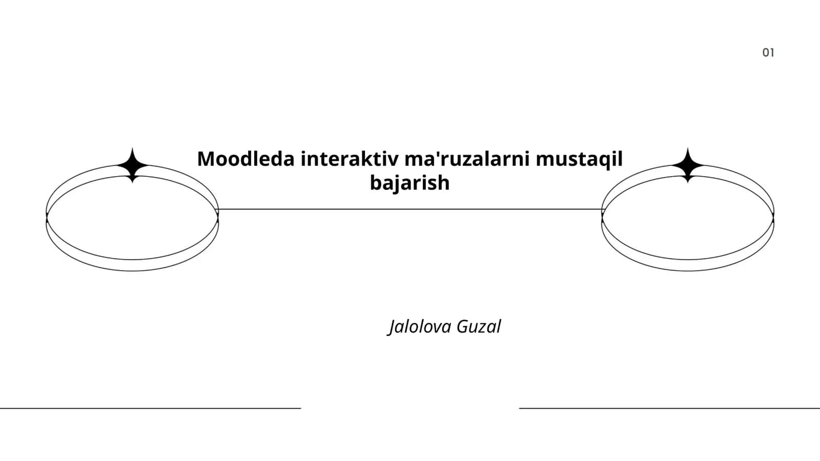 Moodle interaktiv ma'ruzalarni mustaqil bajarish 1