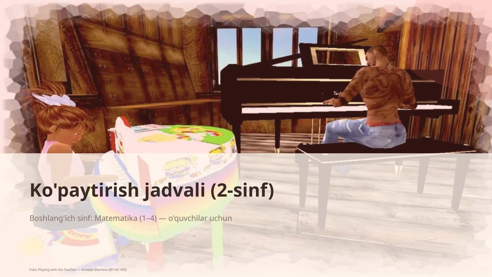 Ko'paytirish jadvali (2-sinf) 1
