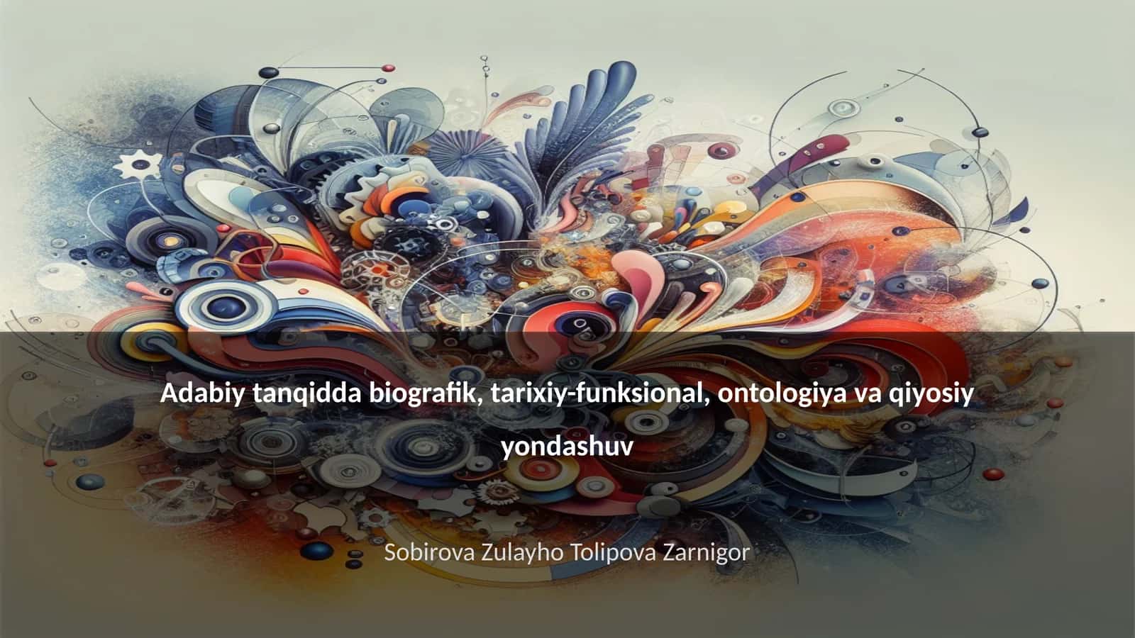 Adabiy tanqid asoslari 1