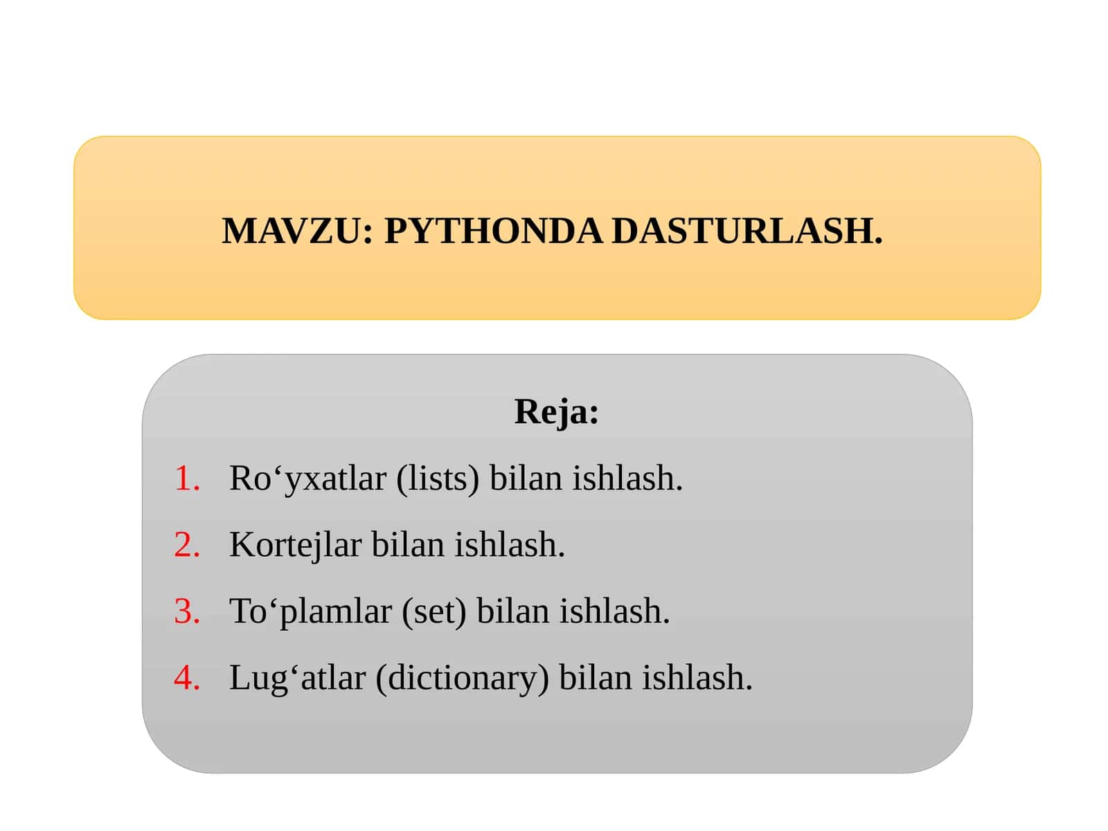 PYTHONDA DASTURLASH 1