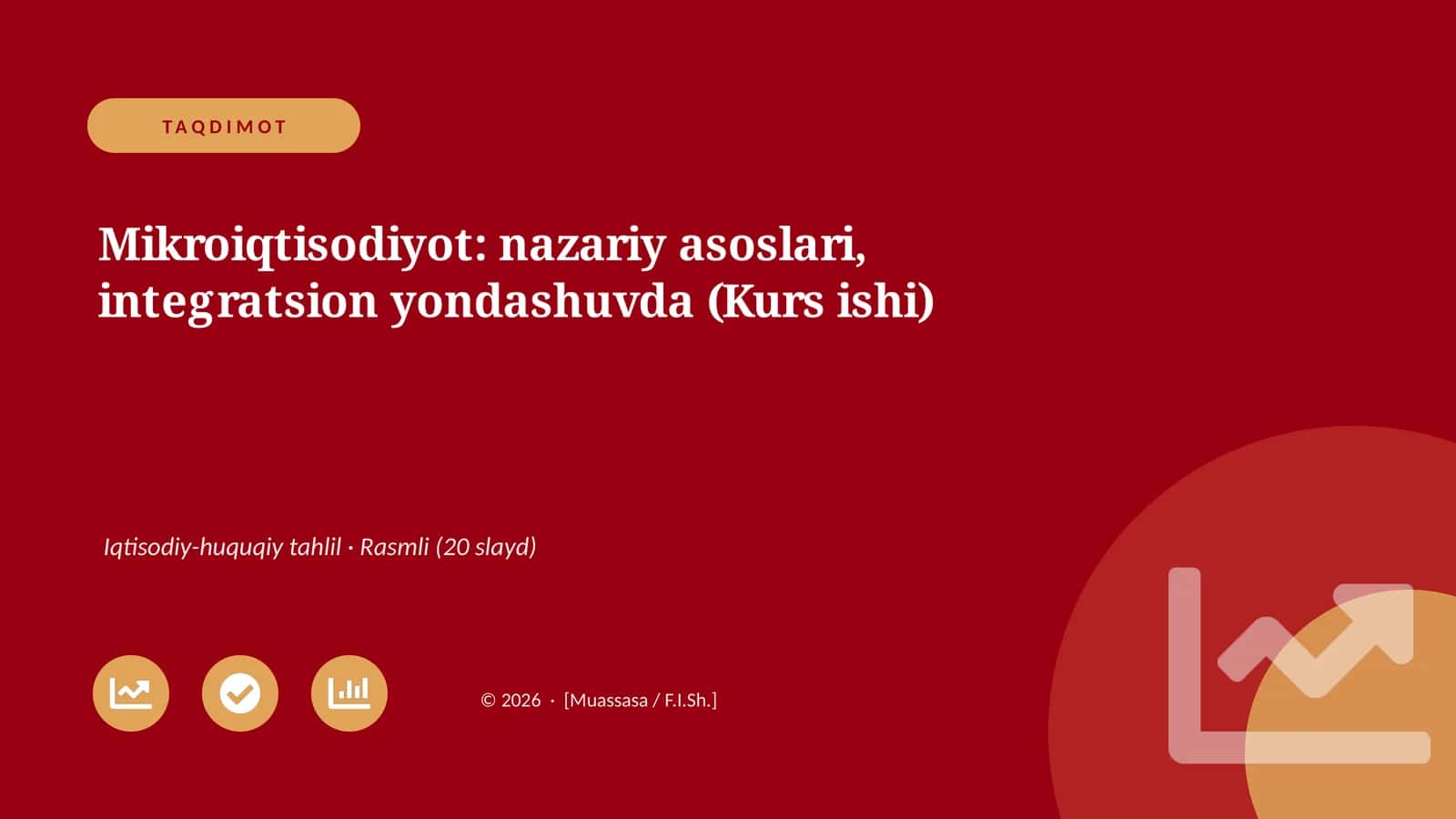 Mikroiqtisodiyot: nazariy asoslari, integratsion yondashuvda (Kurs ishi) 1