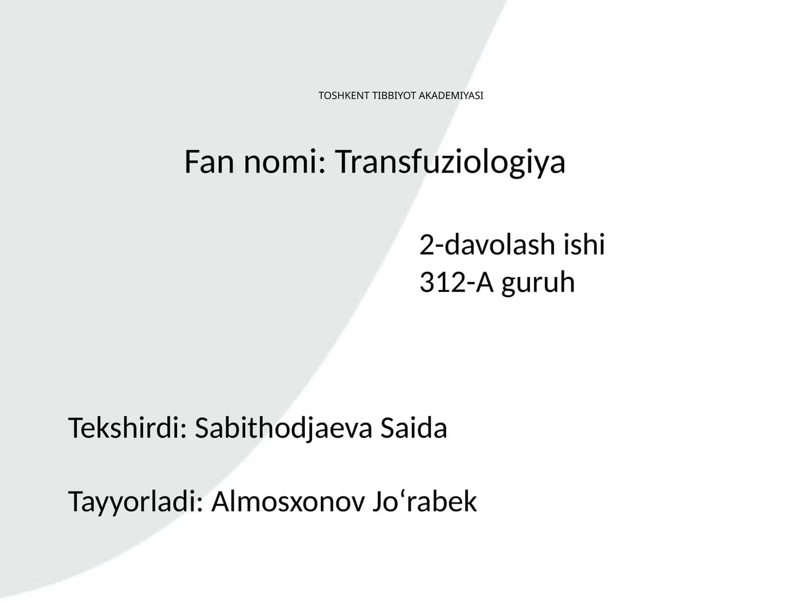 Donorlik 1