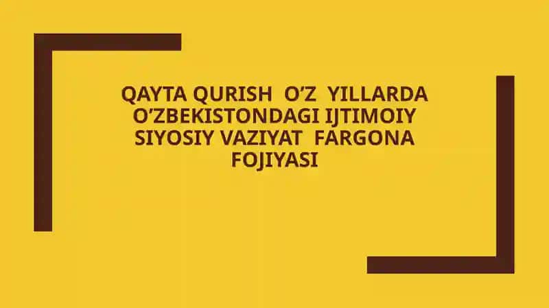 Farg‘ona fojiyasi
