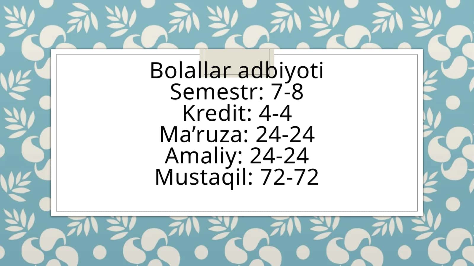 Bolallaradbiyoti 1