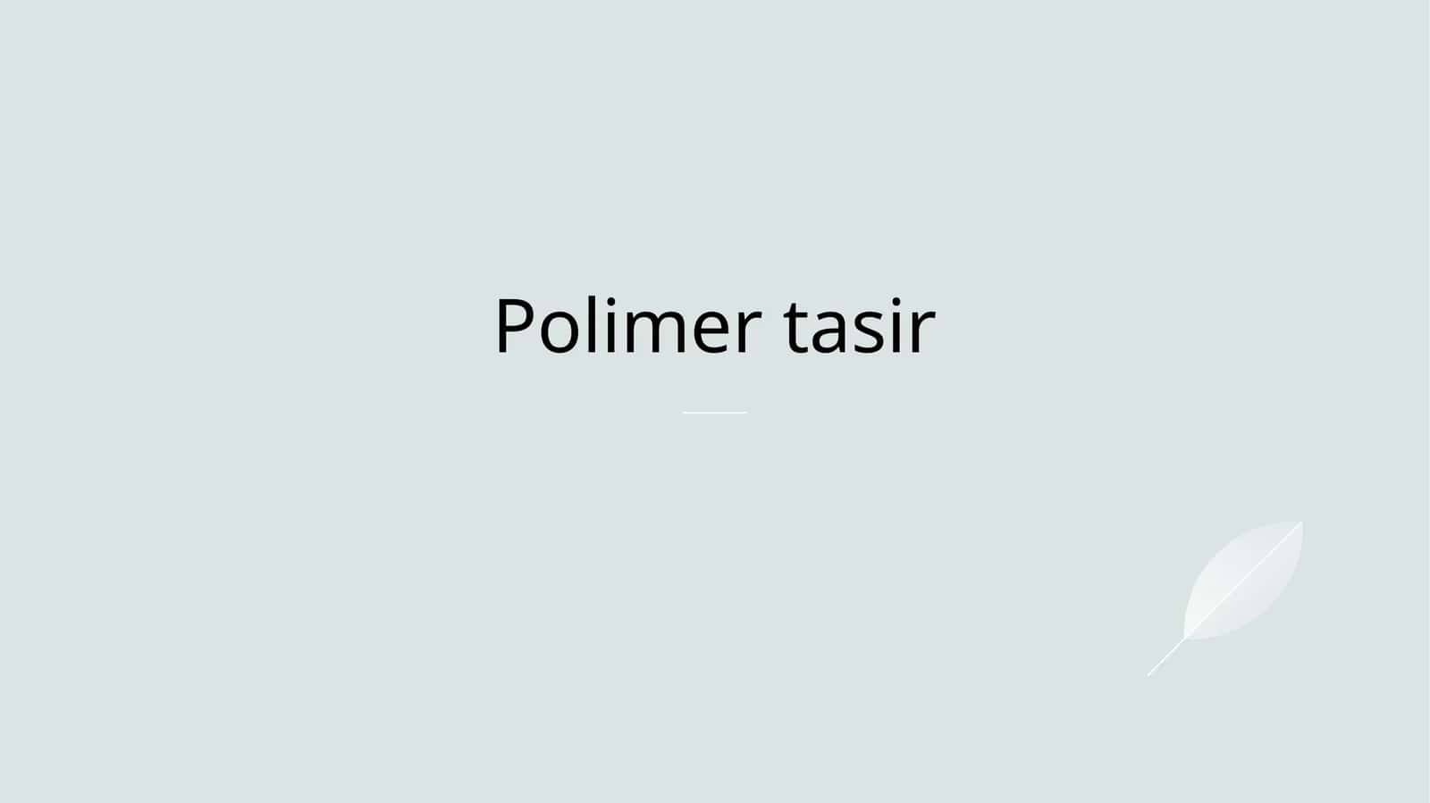 Polimertasir 1