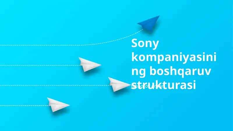 Sony kompaniyasining boshqaruv strukturasi 1