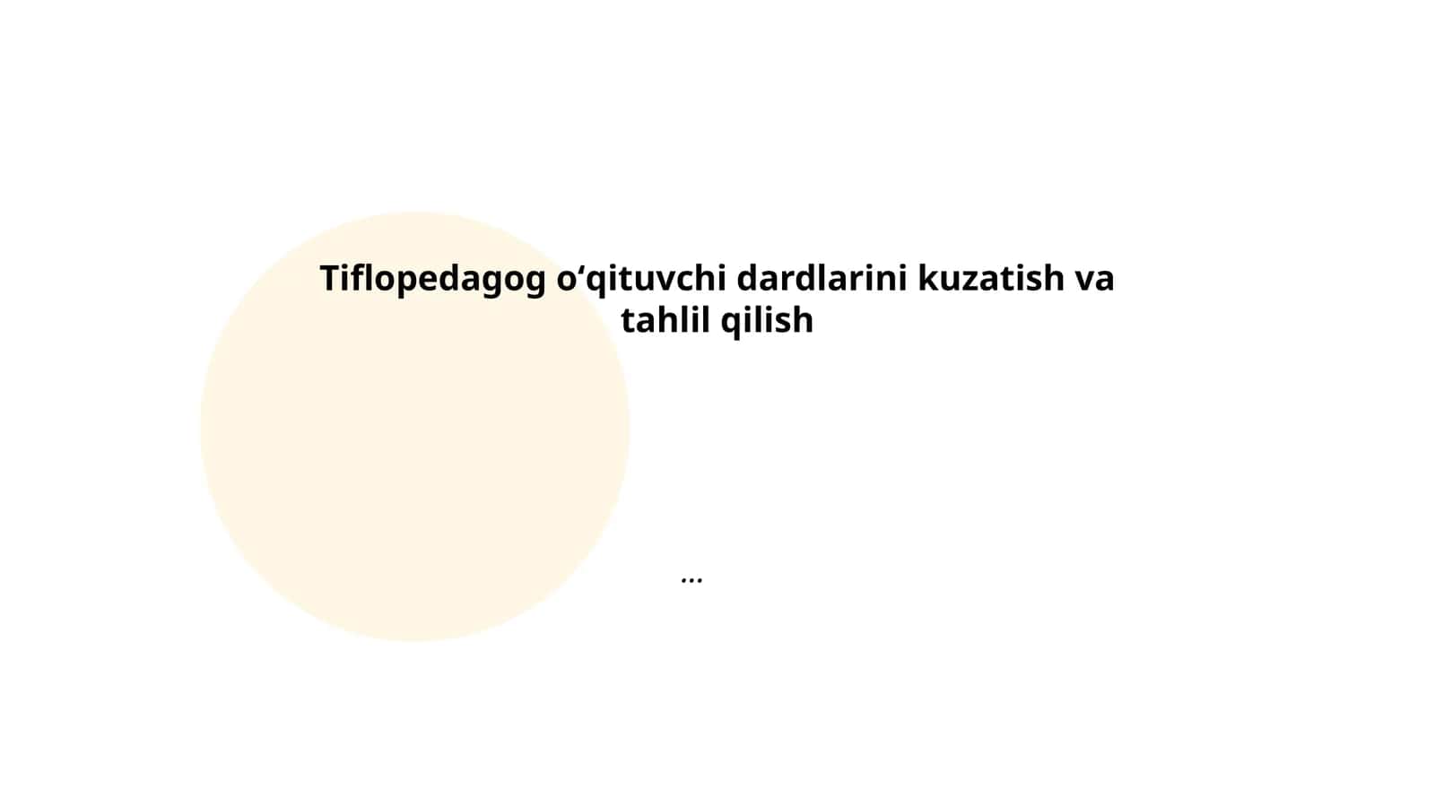 Tiflopedagogik diagnostika 1