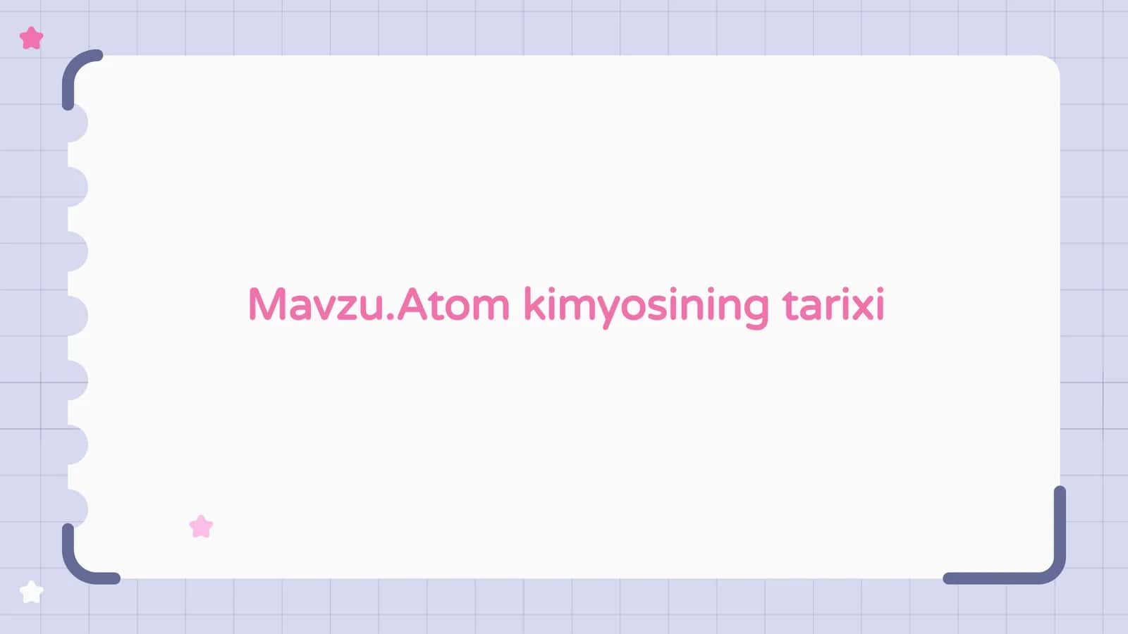 Atomkimyo tarixi 1