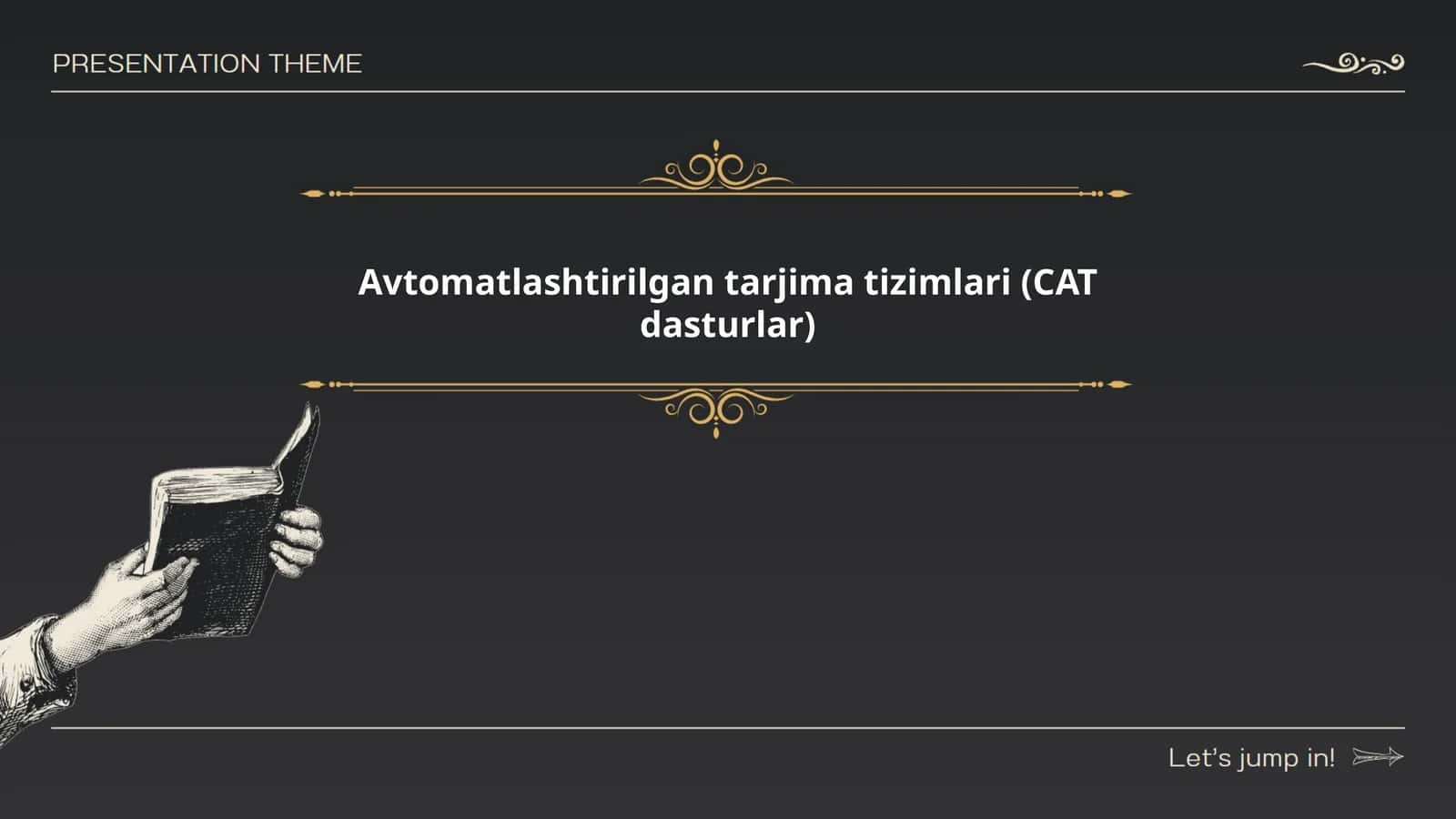 Avtomatlashtirilgan tarjima tizimlari 1