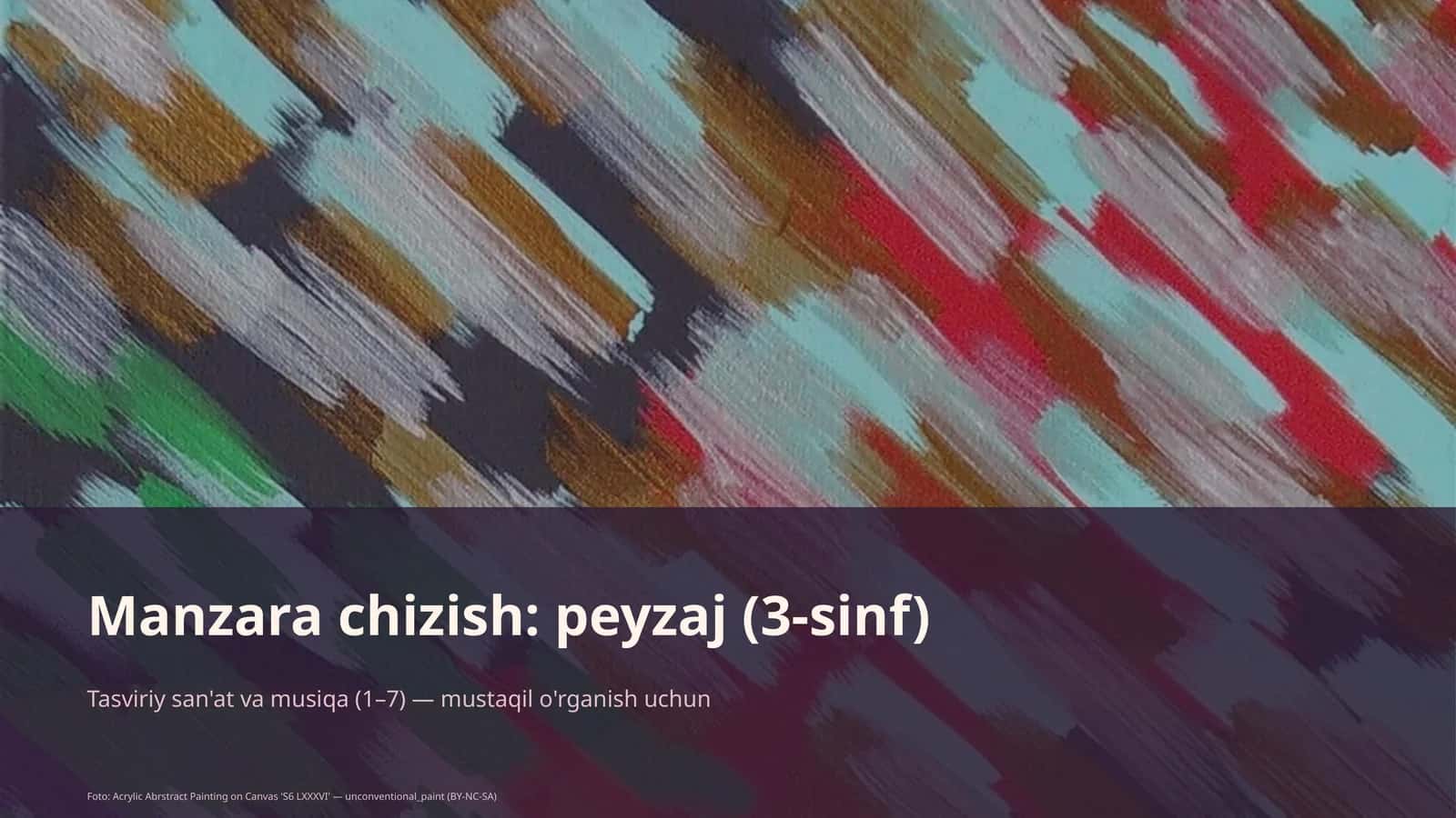 Tasviriy san'at va musiqa (1–7) 1