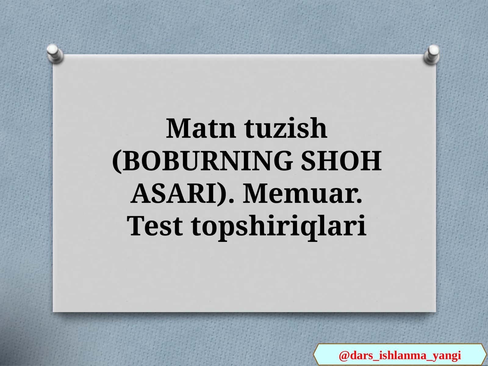 BOBURNING SHOH ASARI 1