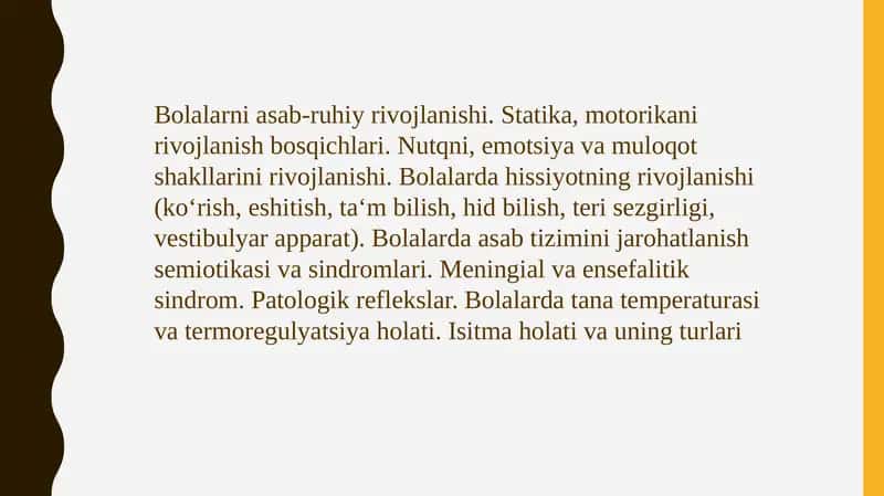 Bolalarni asab-ruhiy rivojlanishi 1