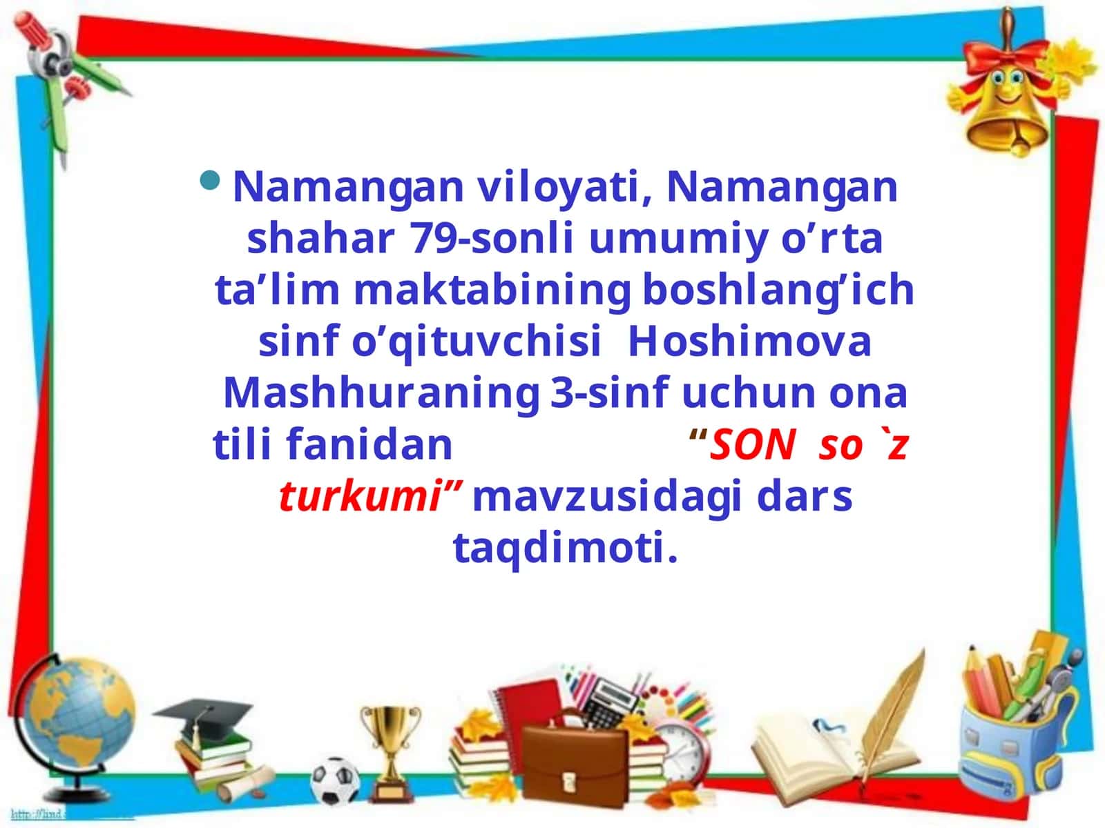 SON so'zturkumi 1