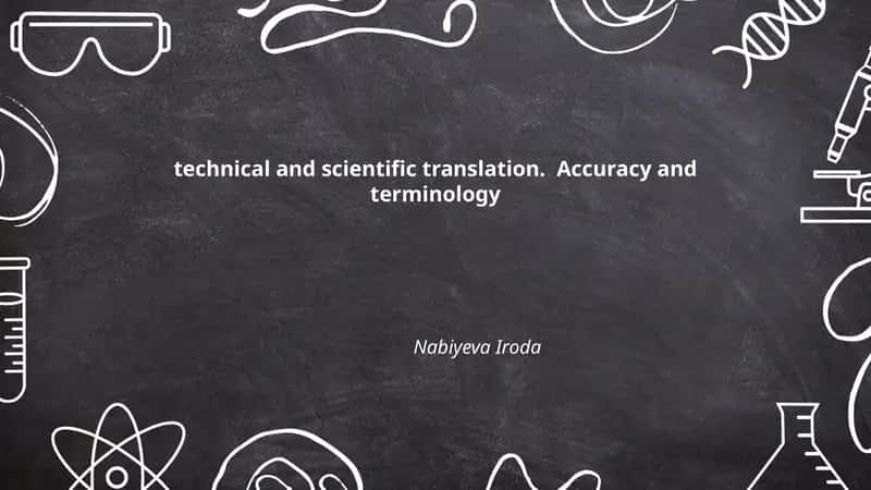 technical and scientific translation 1