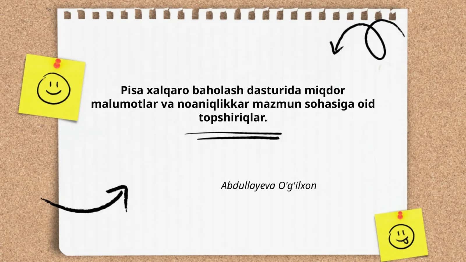 Pisa xalqaro baholash dasturi 1