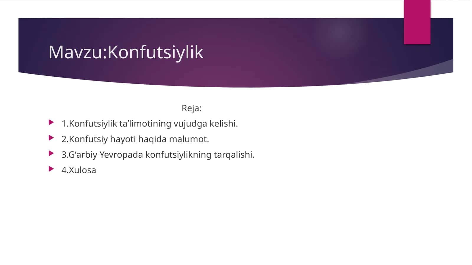 Konfutsiylik 1