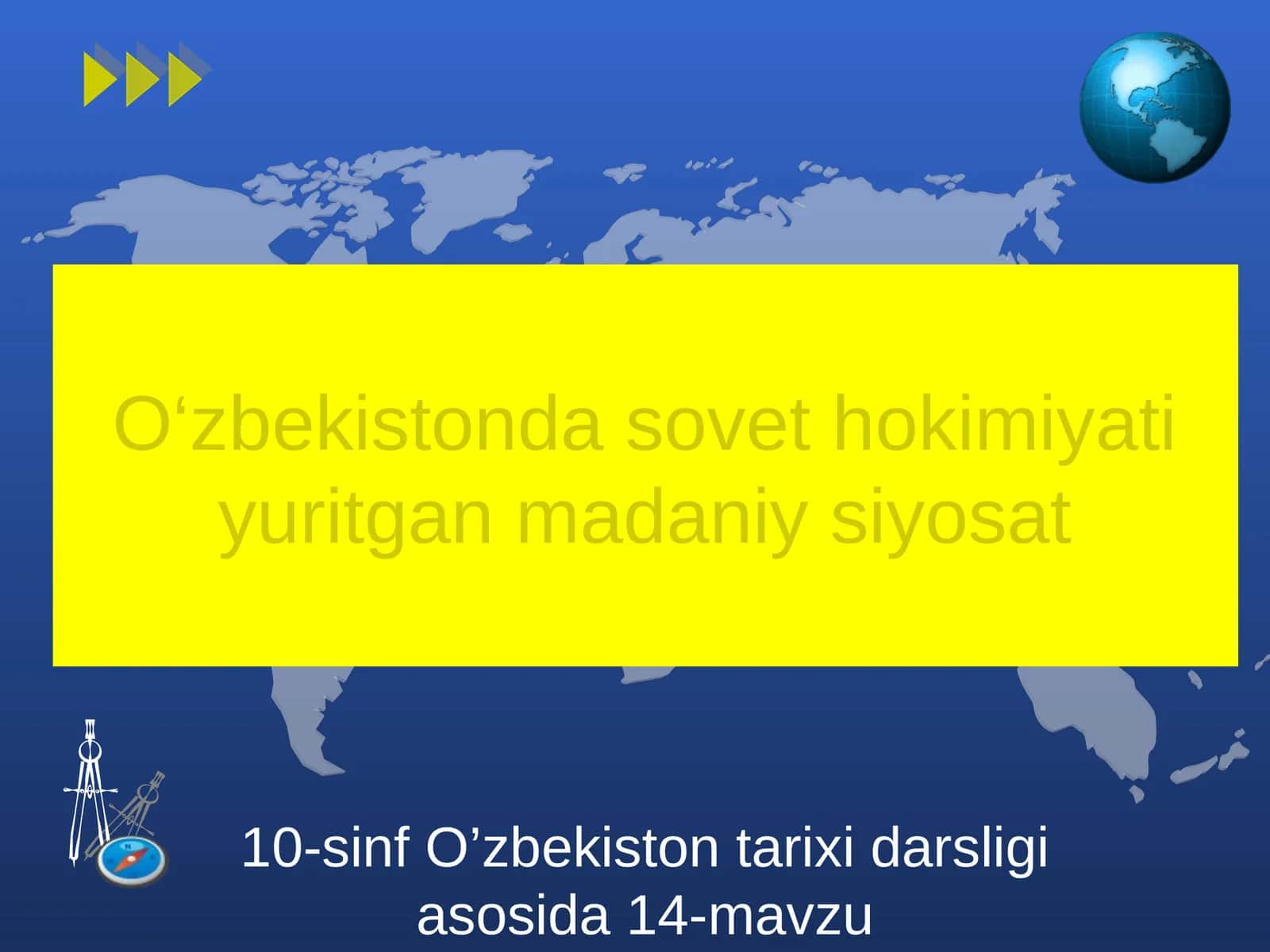 10-sinf O’zbekiston tarixi darsligi asosida 14-mavzu 1