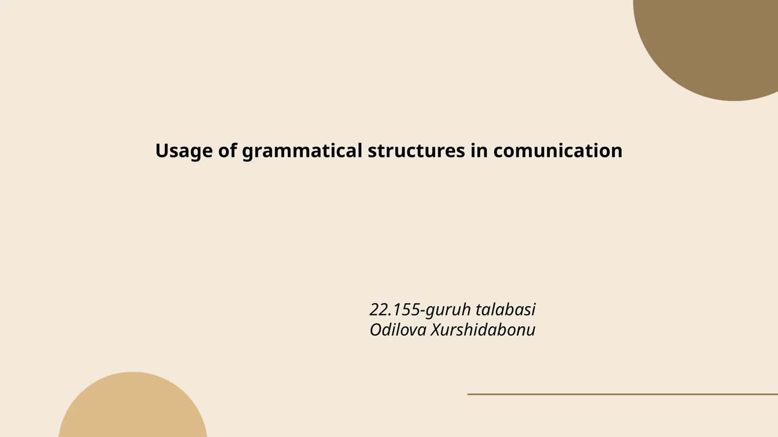 Subject-Verb Agreement in Communication 1