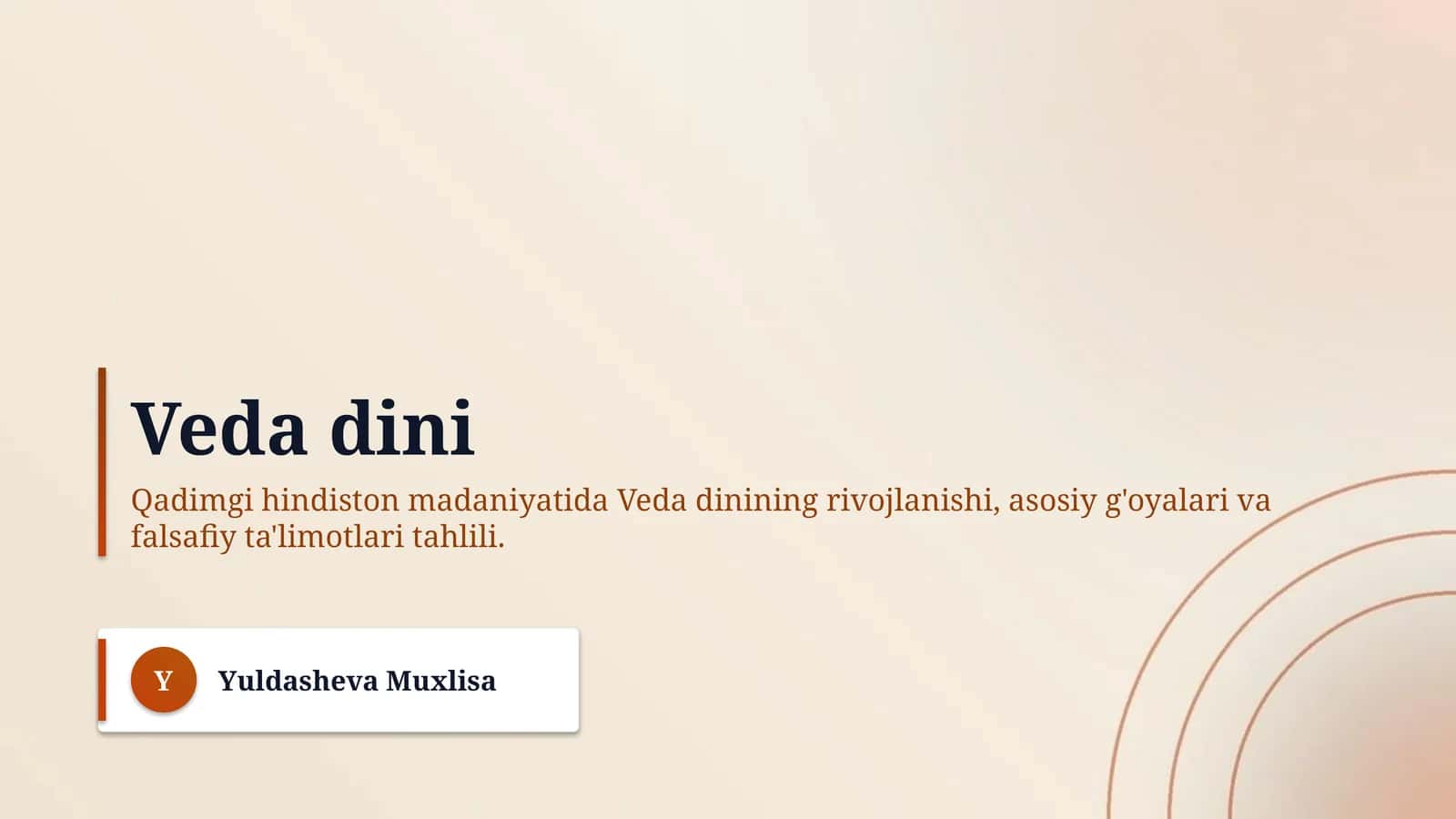Veda dini 1