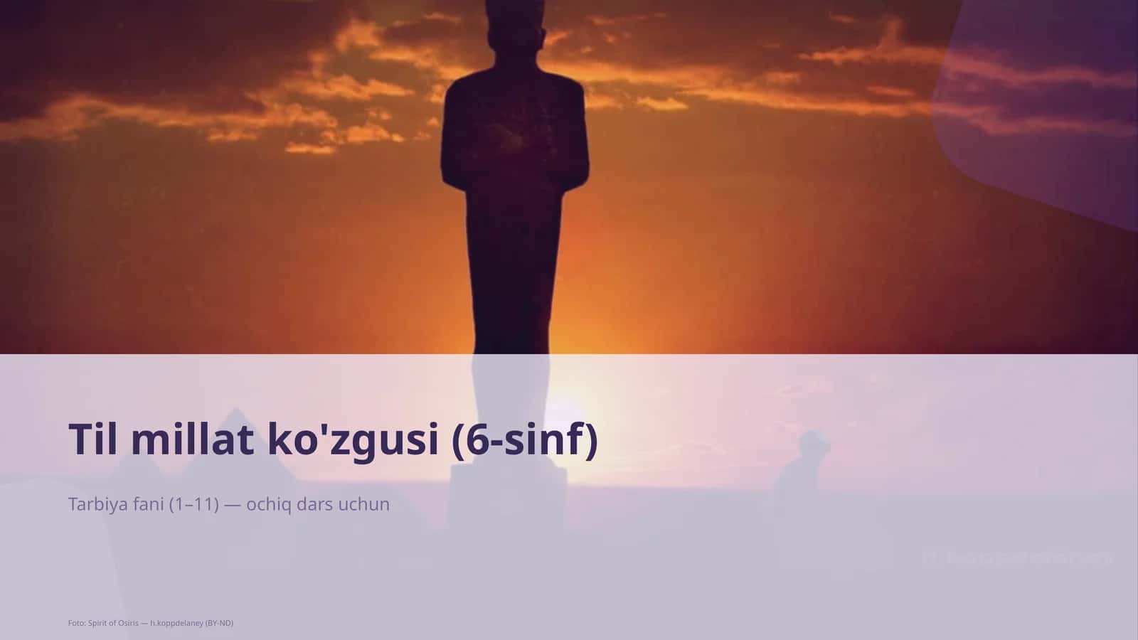 Til millat ko'zgusi (6-sinf) 1