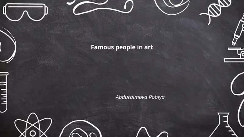 Famous people in art 1