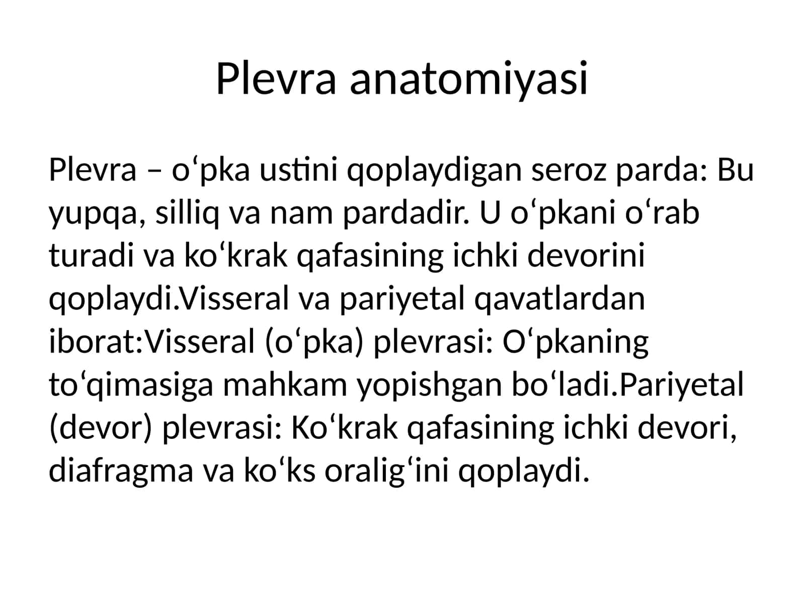 plevra kasalliklari 1