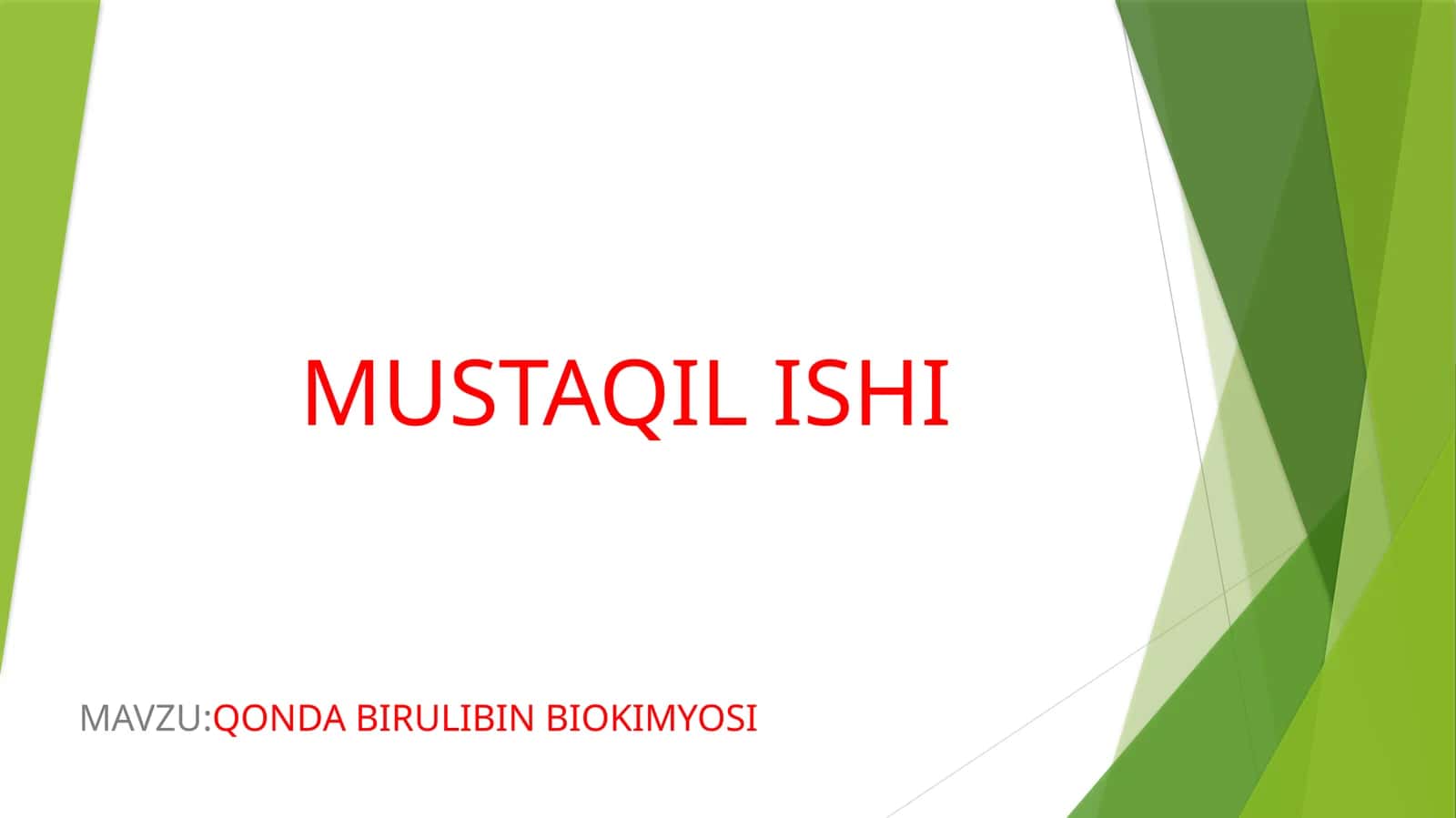 QONDA BIRULIBIN BIOKIMYOSI 1