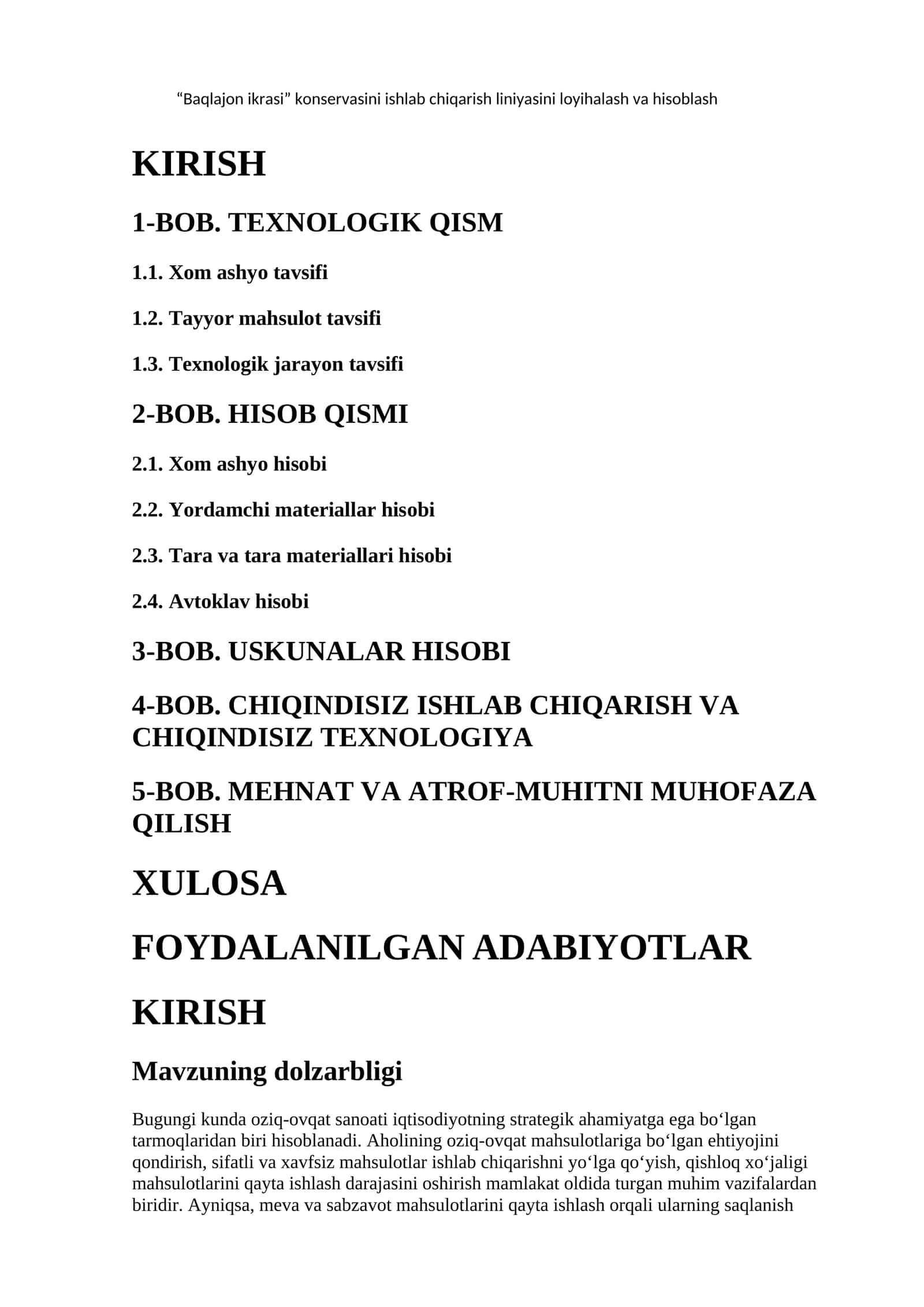 Baqlajon ikrasi konservasi 1