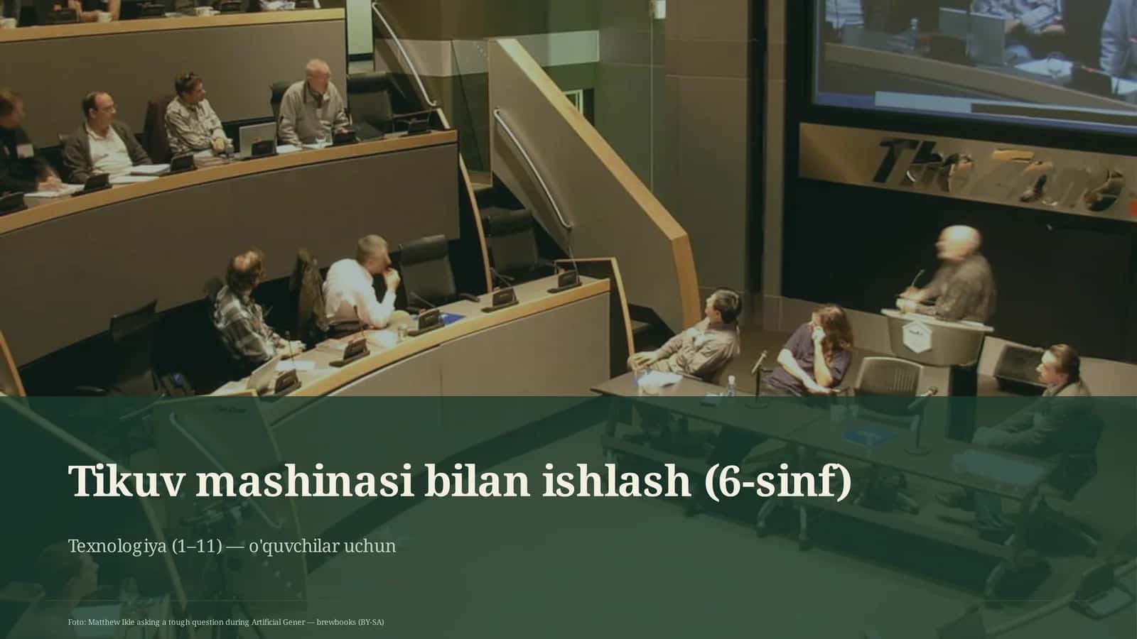 Tikuv mashinasi bilan ishlash (6-sinf) 1