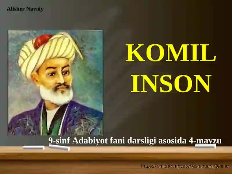 A.Navoiy Komil Inson 9 -sinf 1