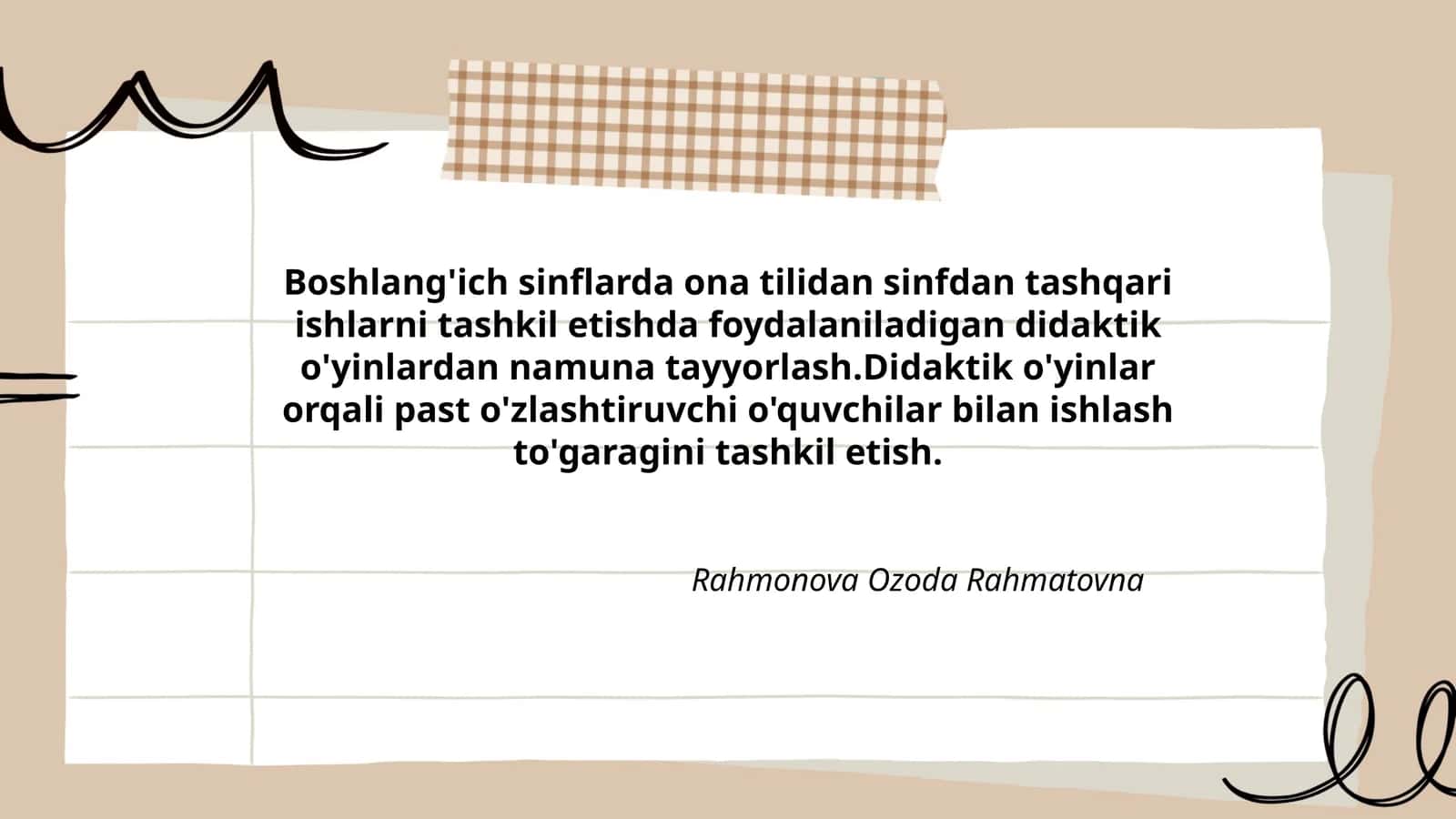 Didaktik O'yinlar Tashkili 1