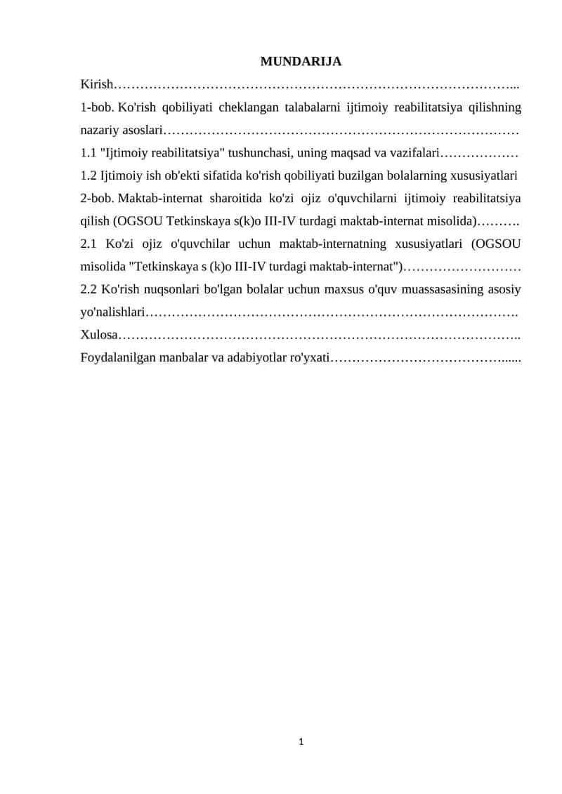 Ko'rish qobiliyati cheklangan talabalarni ijtimoiy reabilitatsiya 1