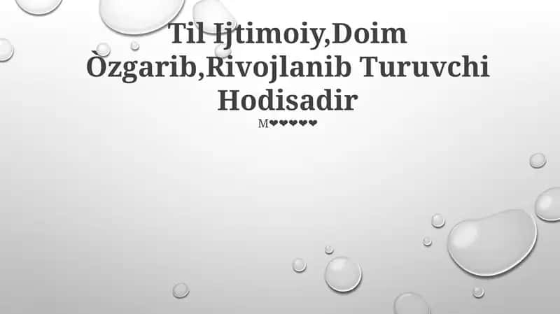 Til Ijtimoiy 1