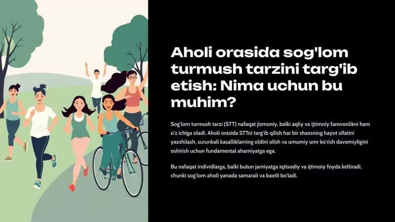 Sog'lom turmush tarzi 1