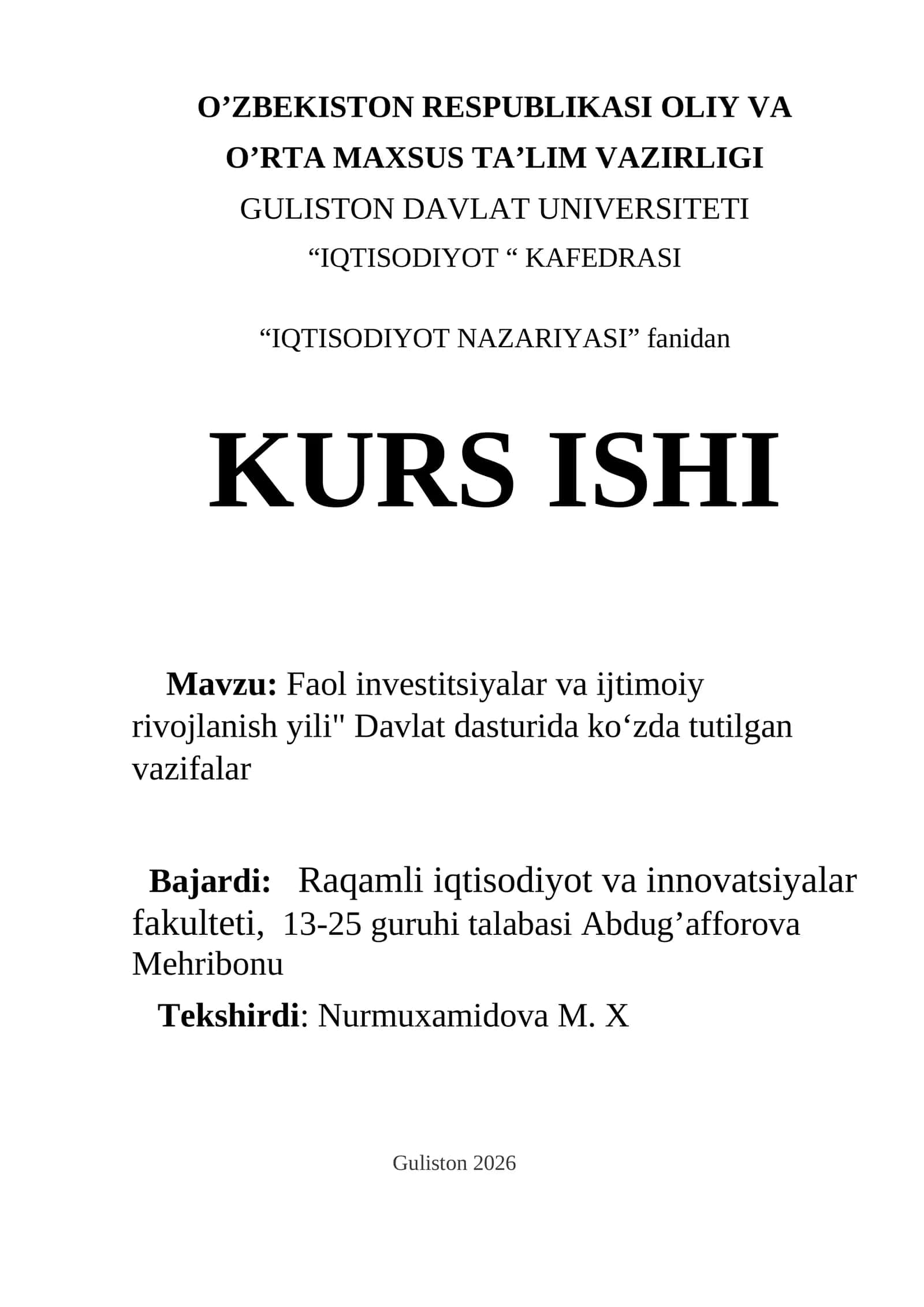 Faol investitsiyalar va ijtimoiy rivojlanish yili" Davlat dasturida koʻzda tutilgan vazifalar 1